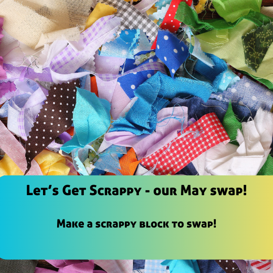 May Guild Swap – Scrappy! – Triangle Modern Quilt Guild